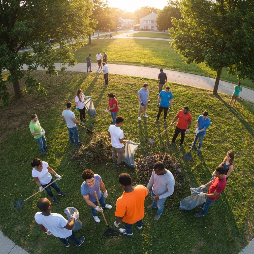 Community cleanup event